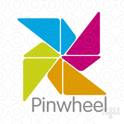 Pinwheel Logo - Pinwheel logo | Design - Logo | Logos, Pinwheels, Logos design