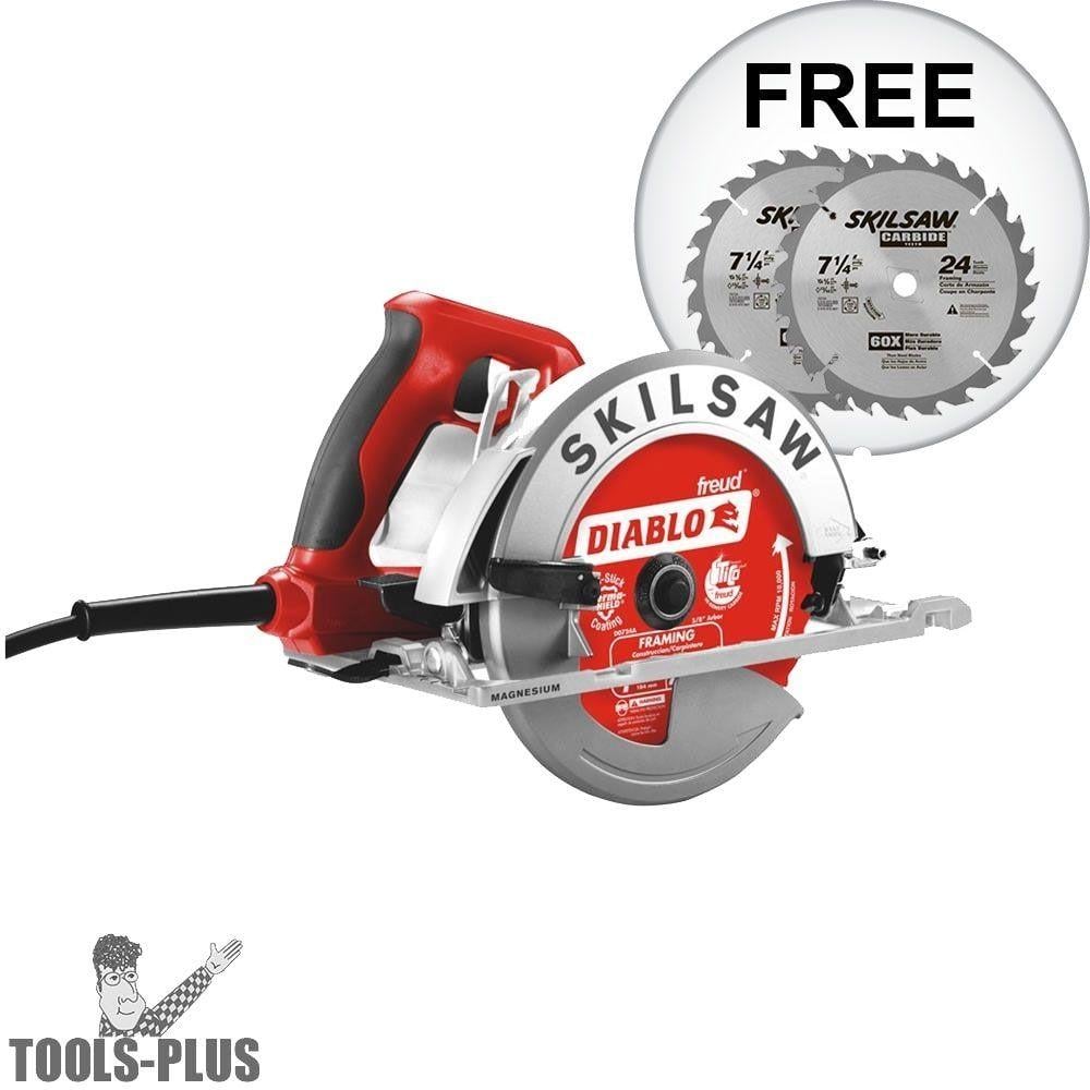 Skilsaw Logo - Skilsaw SPT67WM 22 7 1 4 Magnesium SideWinder Circ Saw W 3 Blades