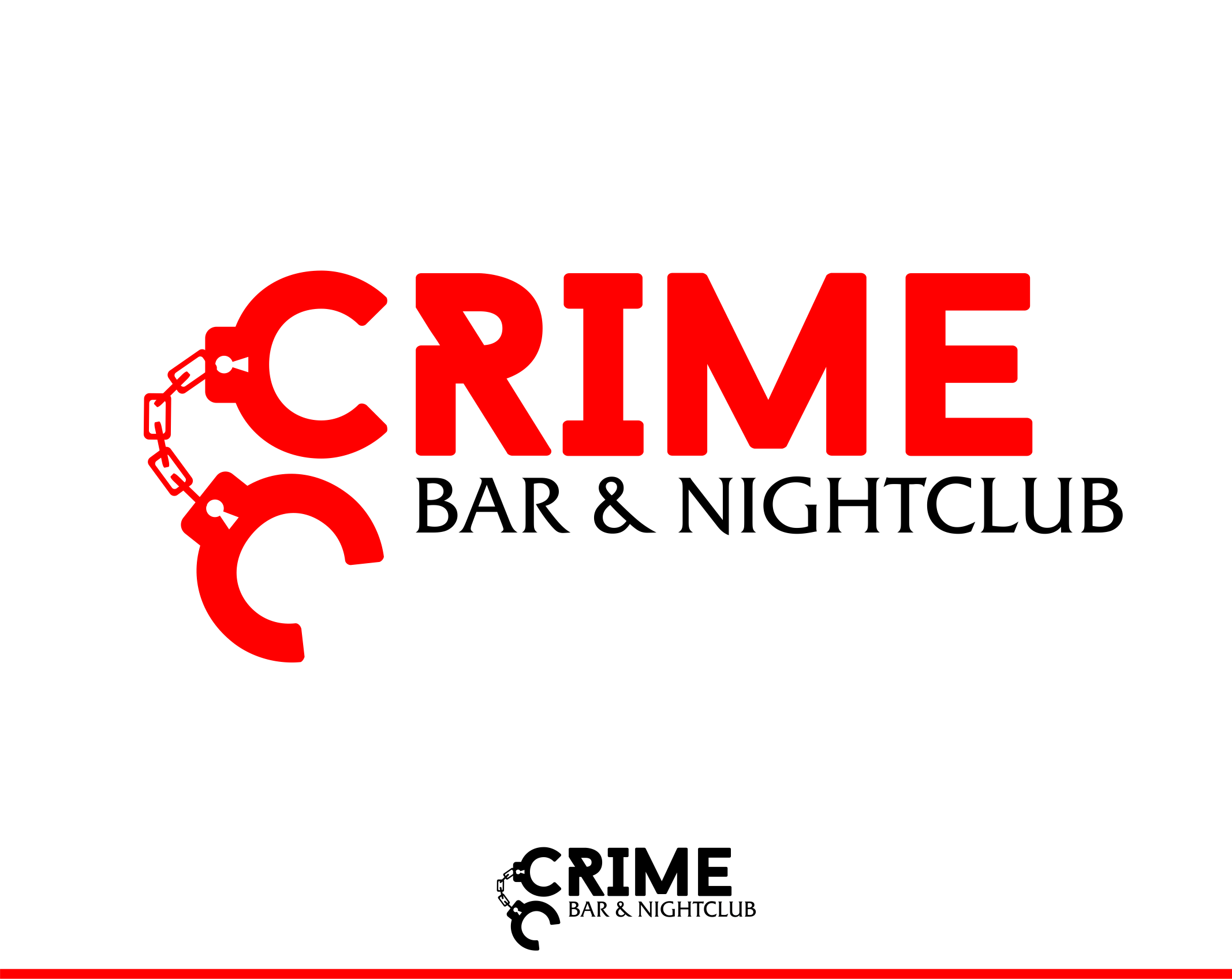 Crime Logo - Sribu: Logo Design - Desain Logo untuk Bar 