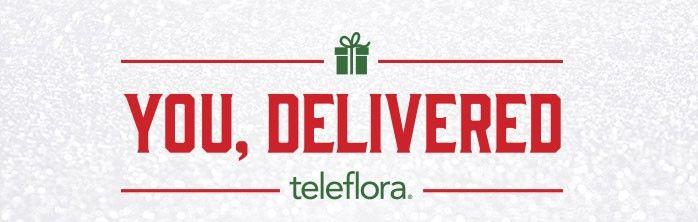 Teleflora Logo - You, Delivered: Teleflora's Christmas Campaign | Teleflora Blog