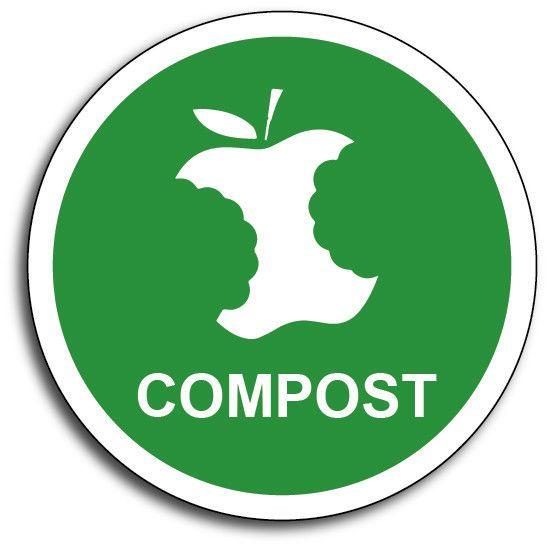 Compost Logo - Compost 4 Green Garbage Waste Organic Fertilizer Mulch Vinyl Decal 3M Sticker