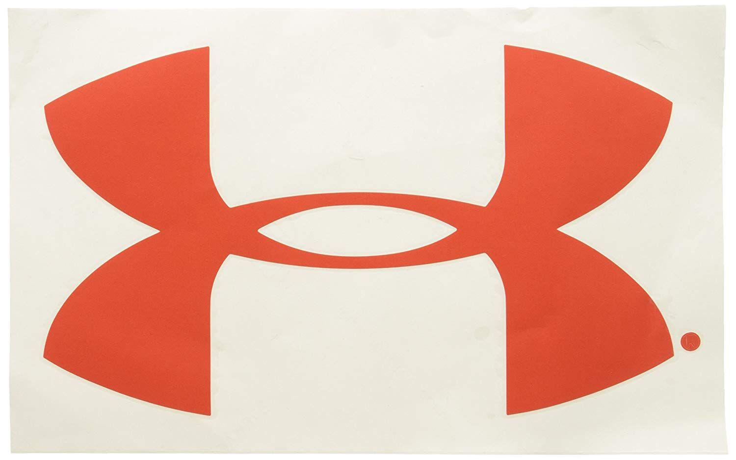 Armour Logo - Under Armour 12 inch Vinyl Decal, UA LOGO RED