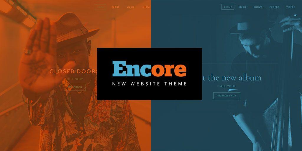 Bandzoogle Logo - New Website Theme: Encore | Bandzoogle Blog