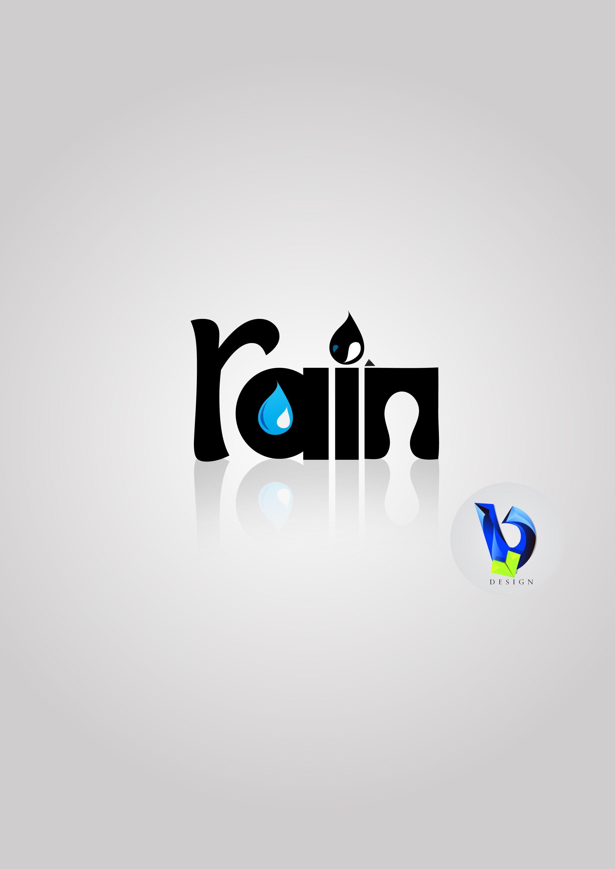 Rain Logo - Rain logo design. my design. Logos design, Rain logo, Logos