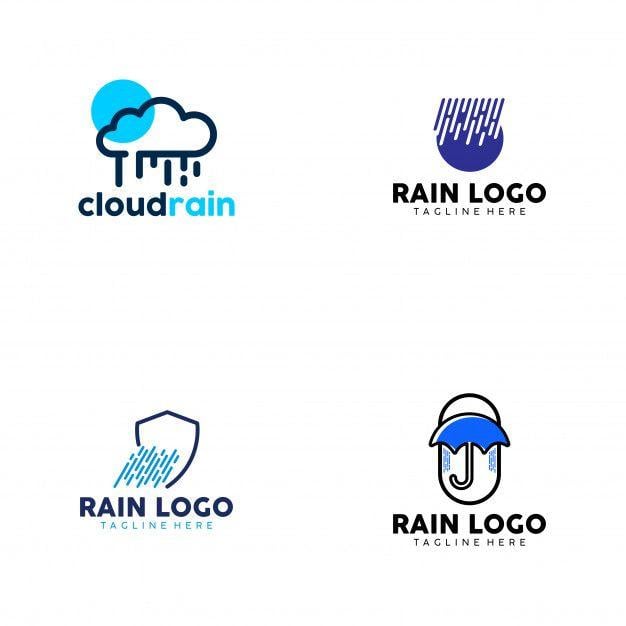 Rain Logo - Rain logo Vector | Premium Download
