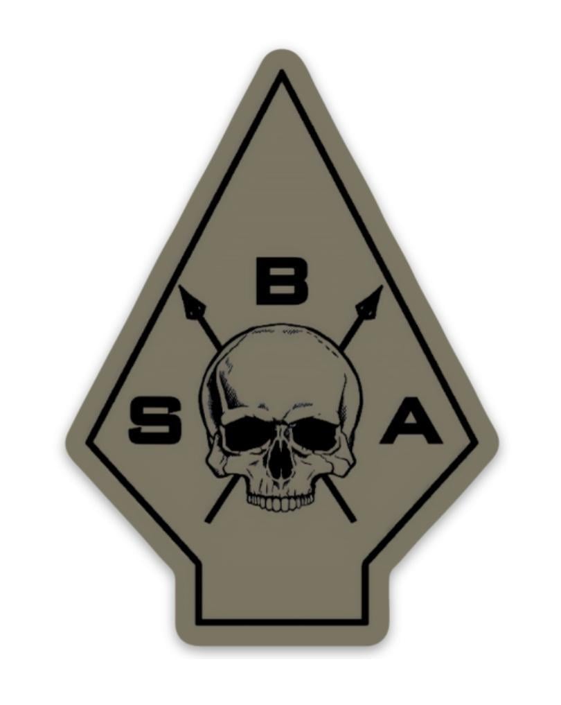 Spear Logo - BSA OD Green Spear logo Sticker