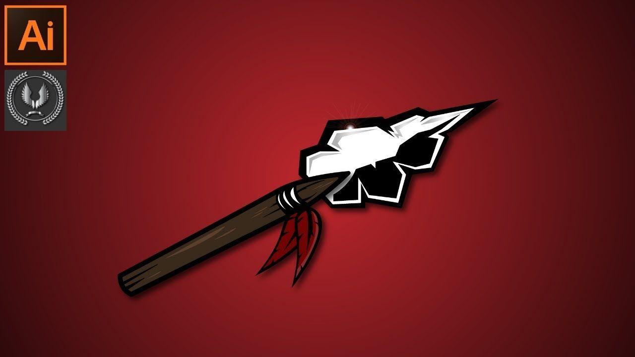 Spear Logo - Adobe Illustrator CC Tutorial - How to Create a Beautiful Spear Logo  Illustration