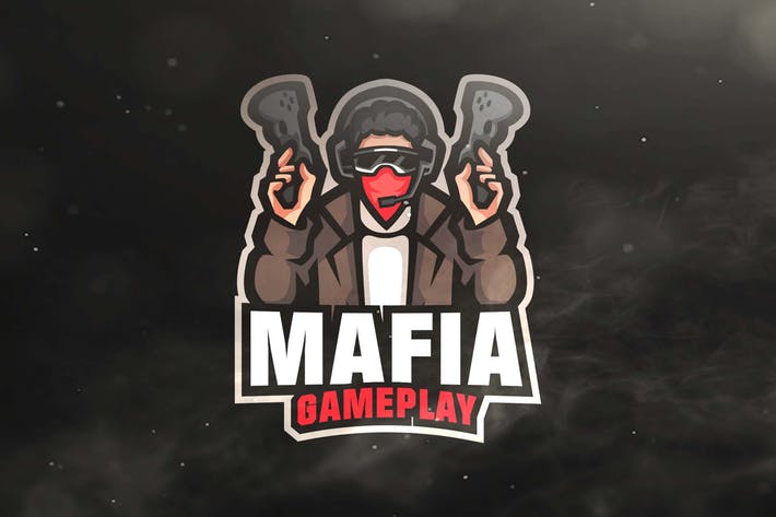 Gameplay Logo - Mafia Gameplay Sport and Esports Logo by ovozdigital on Envato Elements