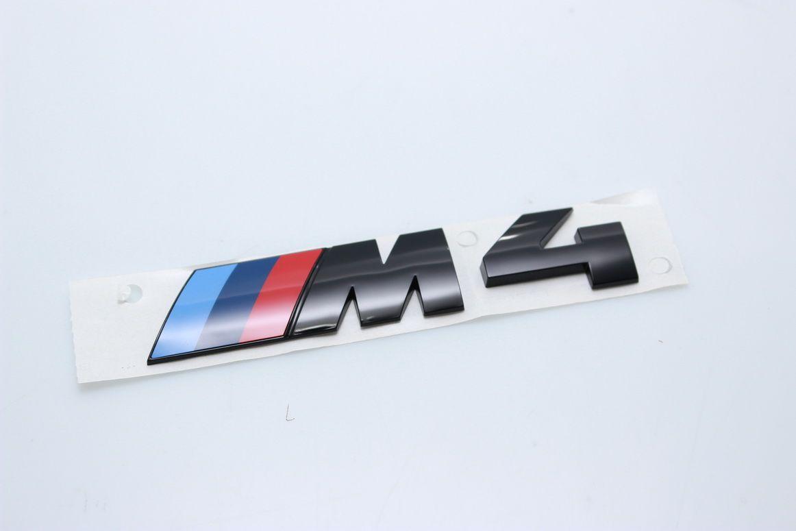 M4 Logo - Details about BMW Genuine F82 M4 Rear Trunk Emblem Badge Black