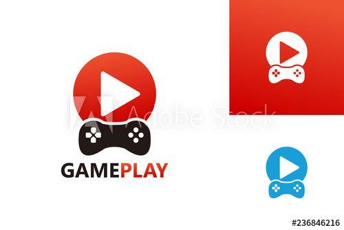 Gameplay Logo - Game Play Logo Template Design Vector, Emblem, Design Concept ...