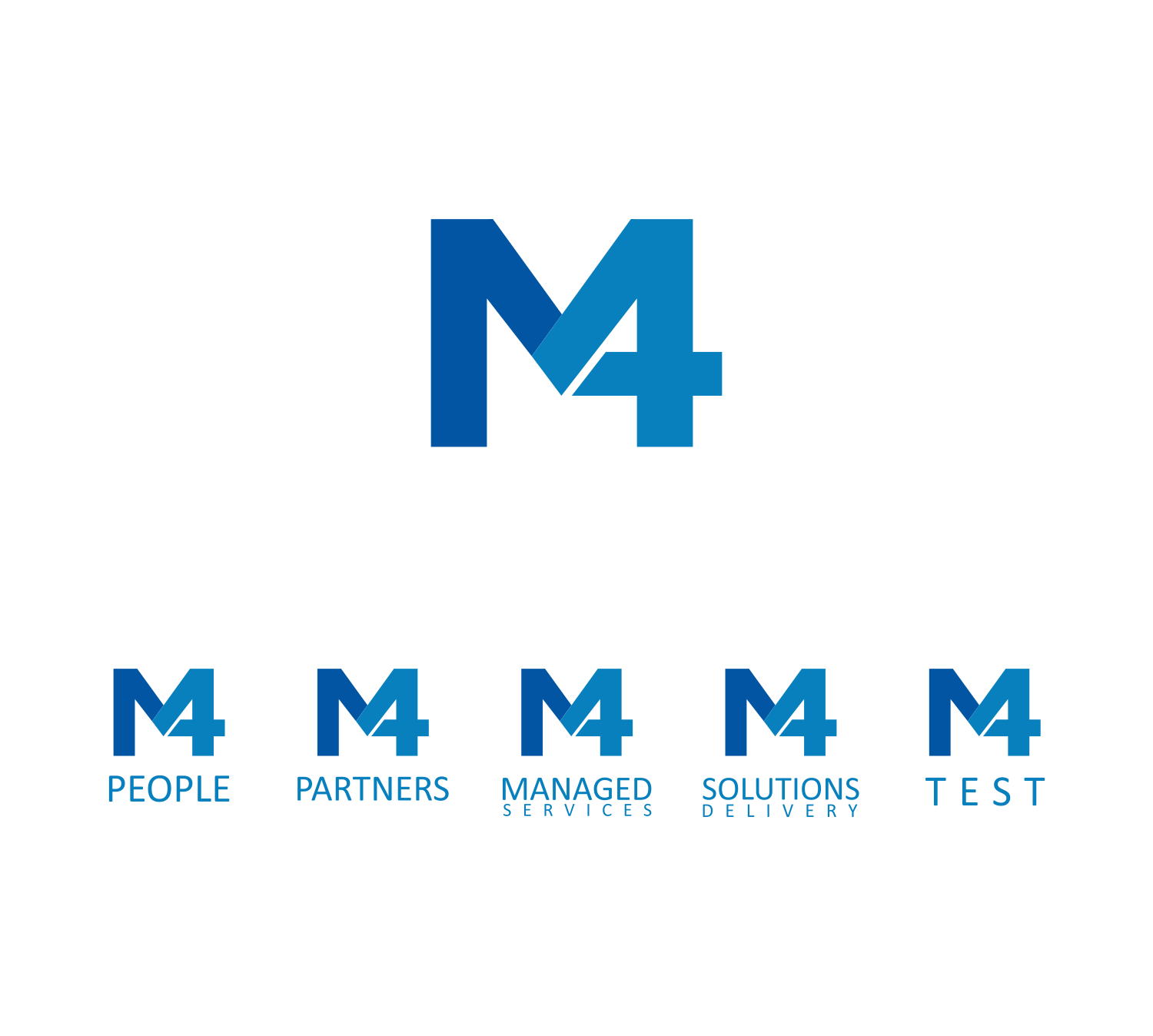 M4 Logo - Masculine, Bold, It Professional Logo Design for 5 different logos ...