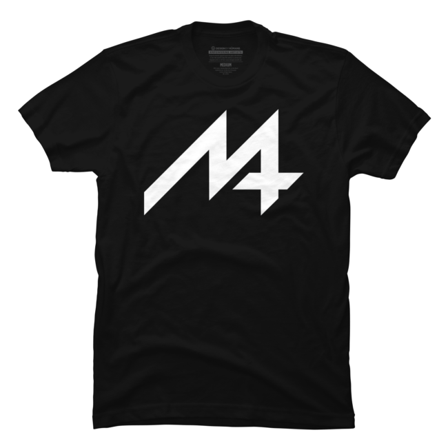 M4 Logo - M4 Logo White T Shirt By M4SONIC Design By Humans
