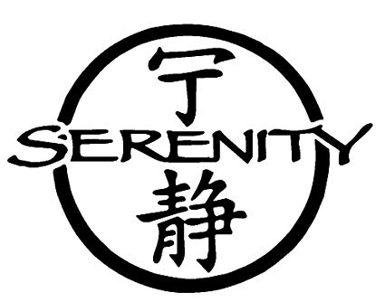 Serenity Logo - Firefly Serenity Logo, Black, 6 Inch, Die Cut Vinyl Decal, For Windows, Cars, Trucks, Toolbox, Laptops, Macbook Virtually Any Hard Smooth Surface