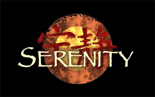 Serenity Logo - Serenity Logo. Good movie (Serenity), great show (Firefly)