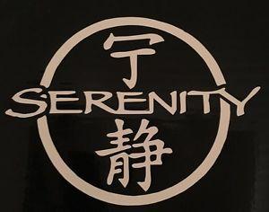 Serenity Logo - Details about SERENITY LOGO FIREFLY DECAL STICKER VINYL WALL LAPTOP CAR 5