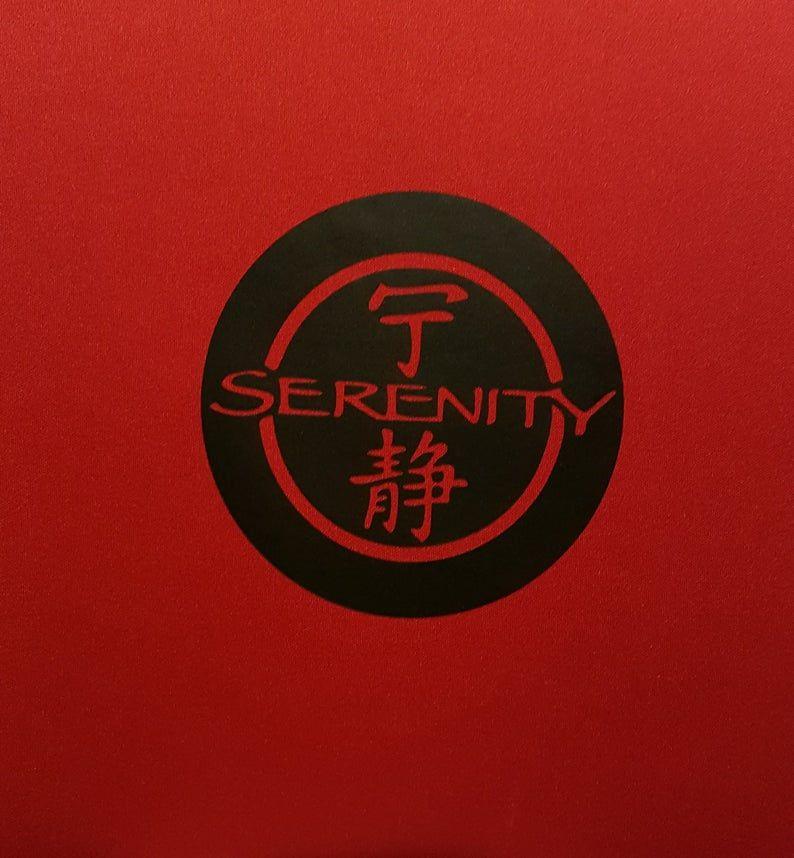 Serenity Logo - Firefly Serenity Logo -Bold Style - Vinyl Decal - Multiple Colors