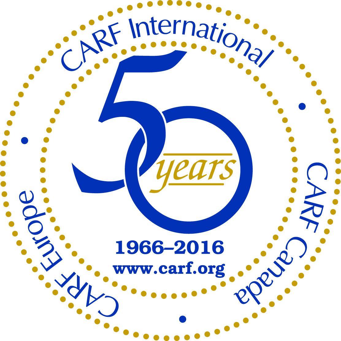 CARF Logo - Congratulations to CARF on 50 years