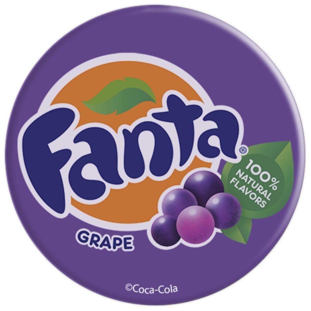 Fanta Logo - Amazon.com: Coca-Cola Fanta Logo Grape Flavor - PopSockets Grip and ...