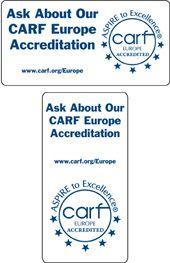 CARF Logo - CARF Europe Logo Window Decals