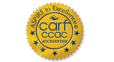 CARF Logo - ACCREDITATION.E.A.M. For All Non Profit