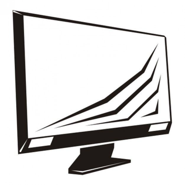 LCD Logo - Flat lcd display illustration Vector | Free Download