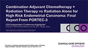 Portec Logo - RT + CT vs RT for EC Cancers ASCO Annual