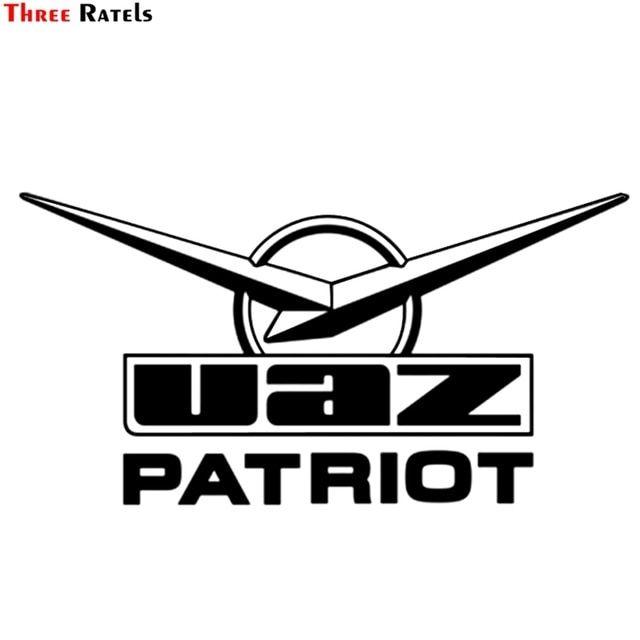 UAZ Logo - US $1.05 19% OFF| Three Ratels TZ 823 10.2*20cm 1 5 pieces car sticker for  uaz patriot logo auto sticker car stickers removable-in Car Stickers from  ...