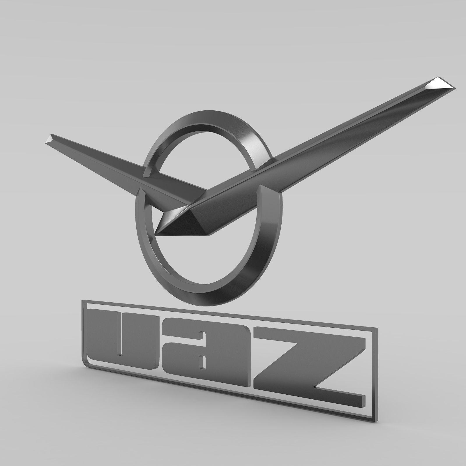 UAZ Logo - Uaz logo | 3D model