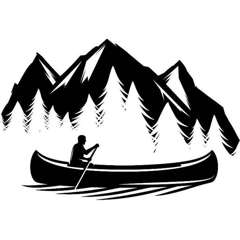 Kyak Logo - Kayak Logo Kayaking Canoe Whitewater River Rafting Ore Row Rowing Wagon Trip .SVG .EPS .PNG Digital Clipart Vector Cricut Cut Cutting