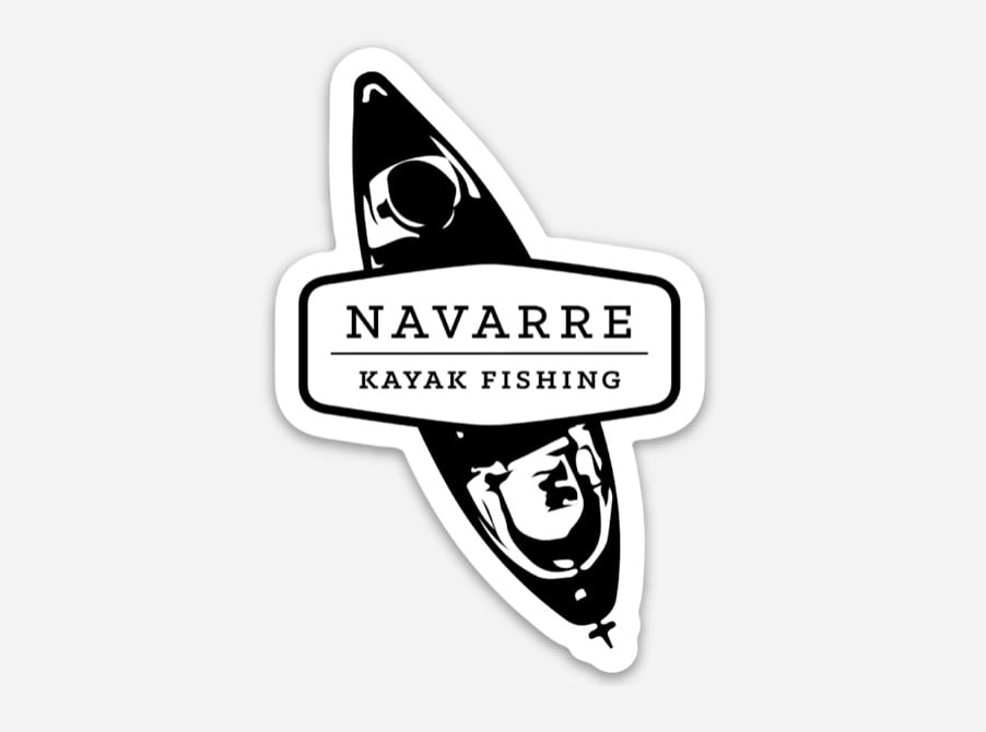 Kyak Logo - Navarre Kayak Fishing Kayak Logo - Bumper Sticker