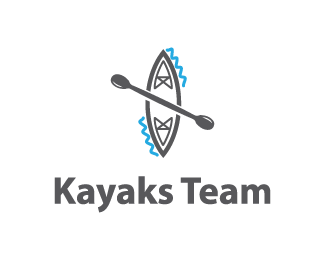 Kyak Logo - Kayaks Team Designed by mekarim | BrandCrowd