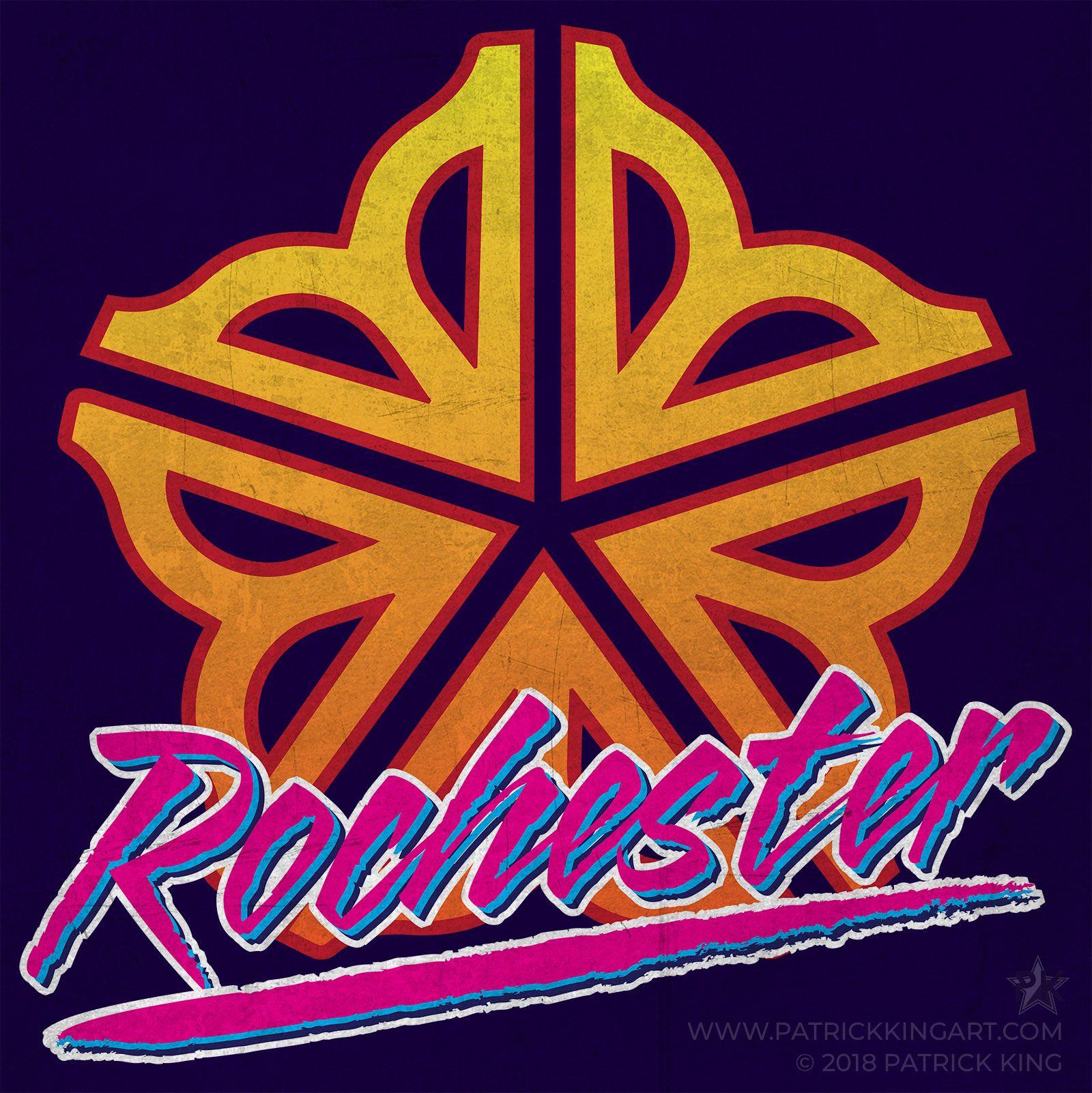 Rochester Logo - Retro Rochester Logo [x-post r/outrun] : Rochester