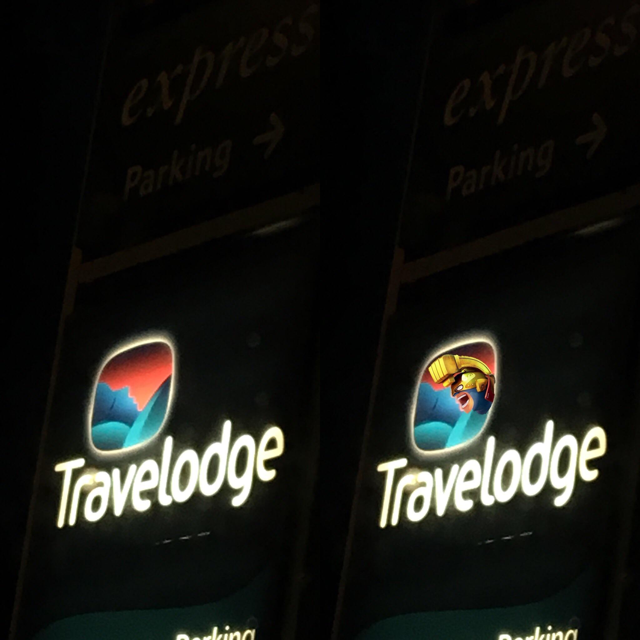 Travelodge Logo - Travelodge logo looks like Max Brass