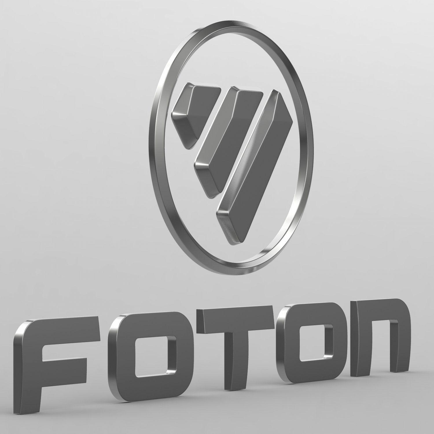Foton Logo - Foton logo 3D Model in Parts of auto 3DExport