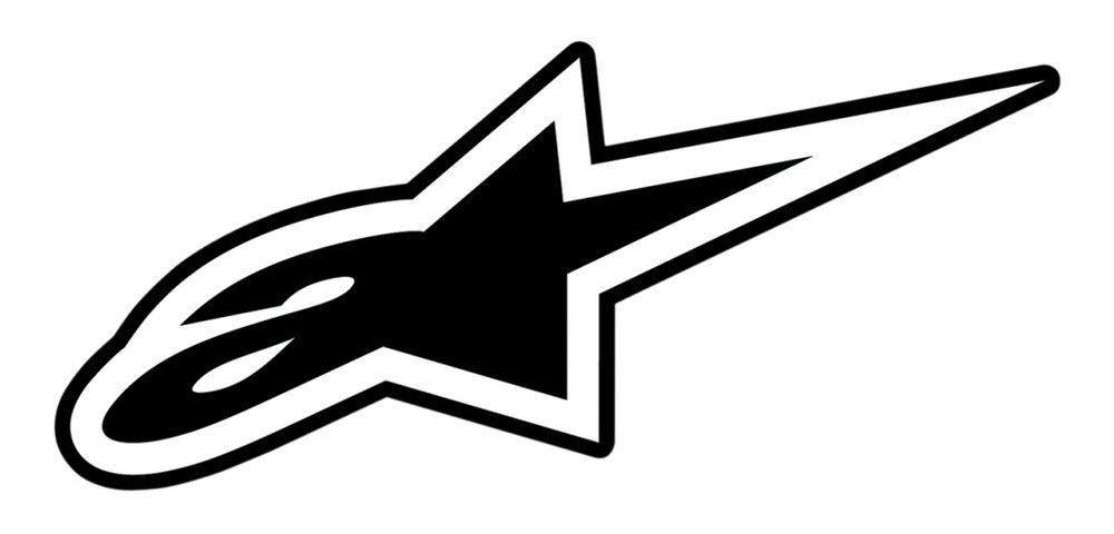 Alpinstar Logo - $22.32 Alpinestars Astars Logo Die Cut Stickers Decals 12 #204912