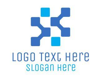 Networking Logo - Pixel Network Logo