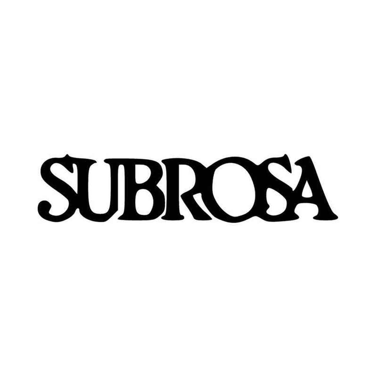 Subrosa Logo - Subrosa Logo Vinyl Decal Sticker