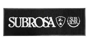 Subrosa Logo - Details about SUBROSA LOGO FLOOR MAT RUG BMX BIKE BICYCLE HEAVY DUTY QUALITY 5' x 1.7' NEW