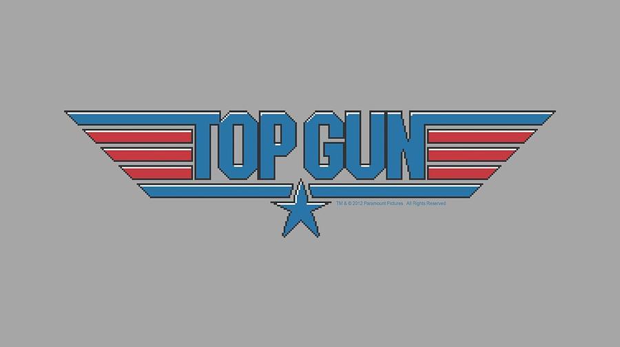 8-Bit Logo - Top Gun - 8 Bit Logo by Brand A