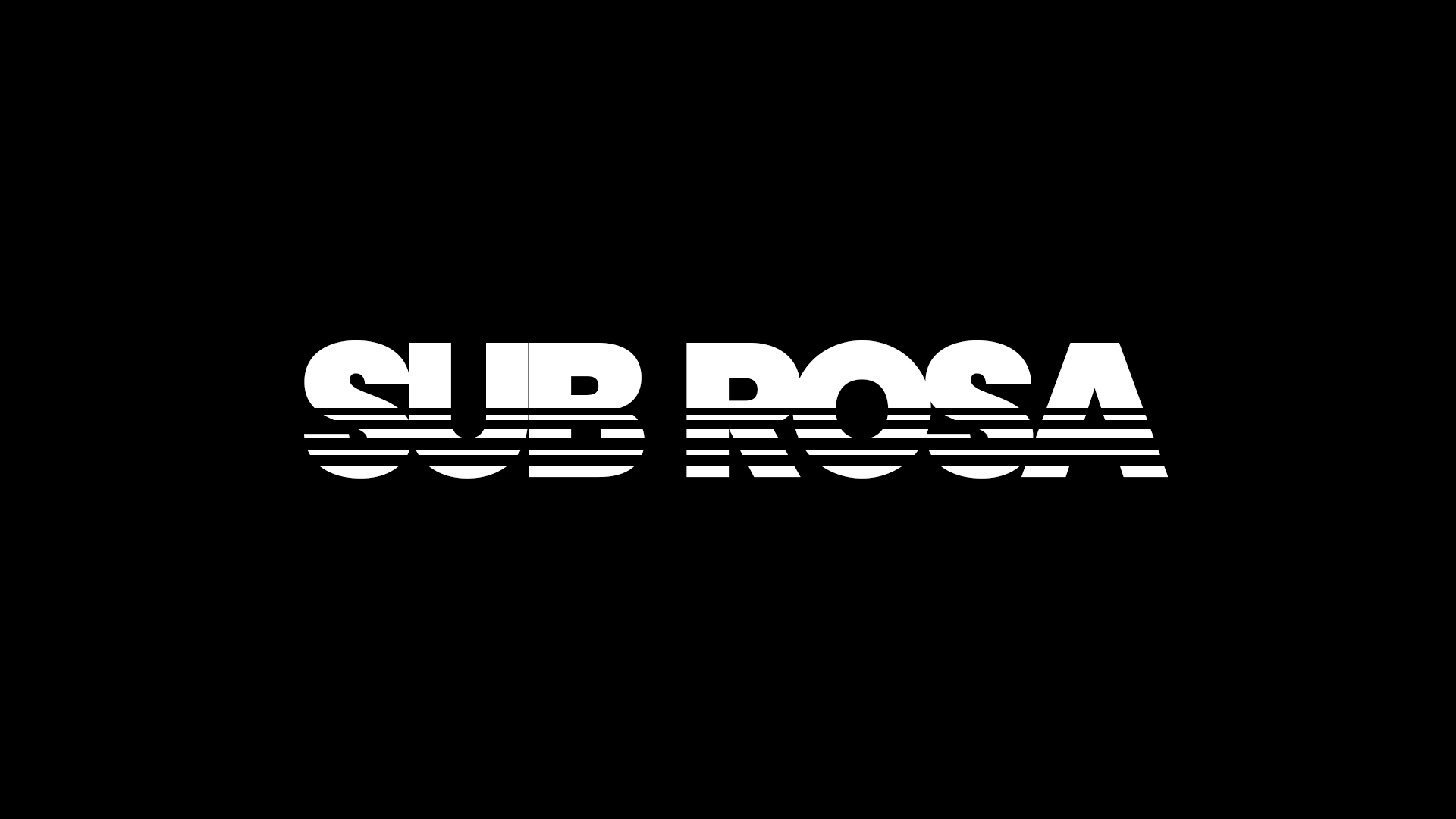 Subrosa Logo - Sub Rosa logo (1080p Resolution) (Font: Poppins Bold)