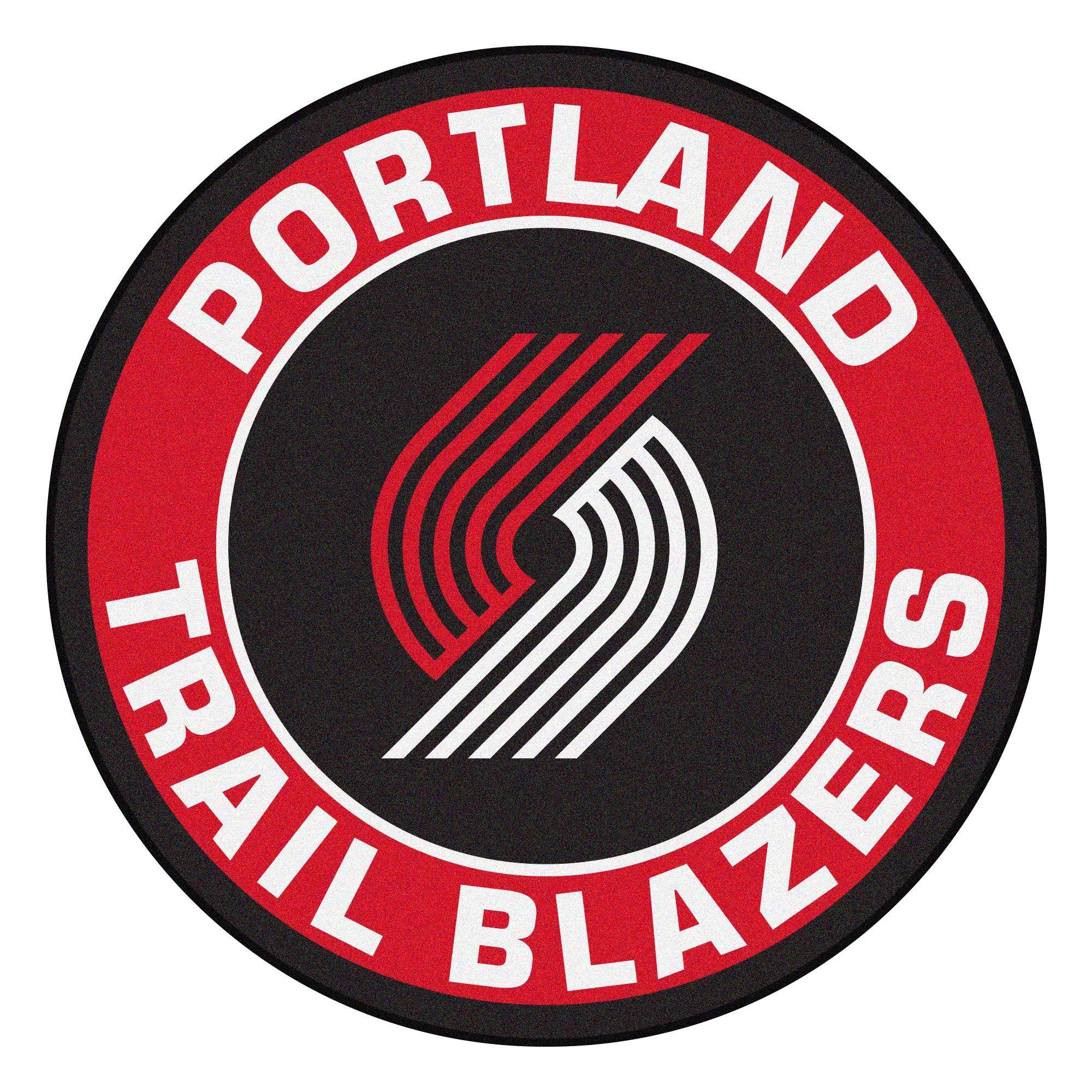 Blazers Logo - Portland Trail Blazers Logo Roundel Mat – 27”
