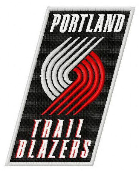 Blazers Logo - Portland Trail Blazers logo embroidery design