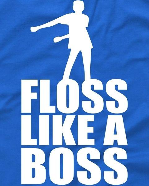 Floss Logo - Floss Like A Boss Dance Logo T Shirt