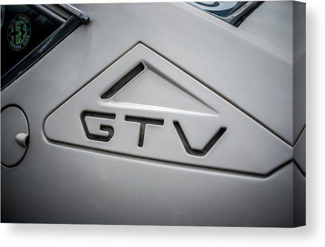 GTV Logo - Gtv Logo On Alfa Romeo Canvas Print
