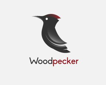 Woodpecker Logo - Logo design entry number 132 by GreenNutStudio | Woodpecker logo contest
