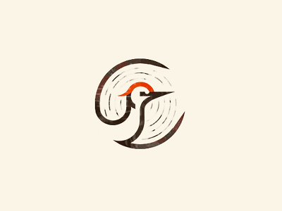 Woodpecker Logo - Worked-up woodpecker logo! by Tim Davis | Dribbble | Dribbble