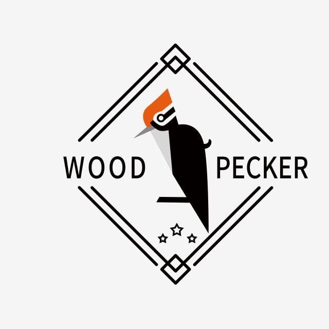 Woodpecker Logo - Woodpecker Logo, Creative Logo, Bird PNG Transparent Clipart Image ...