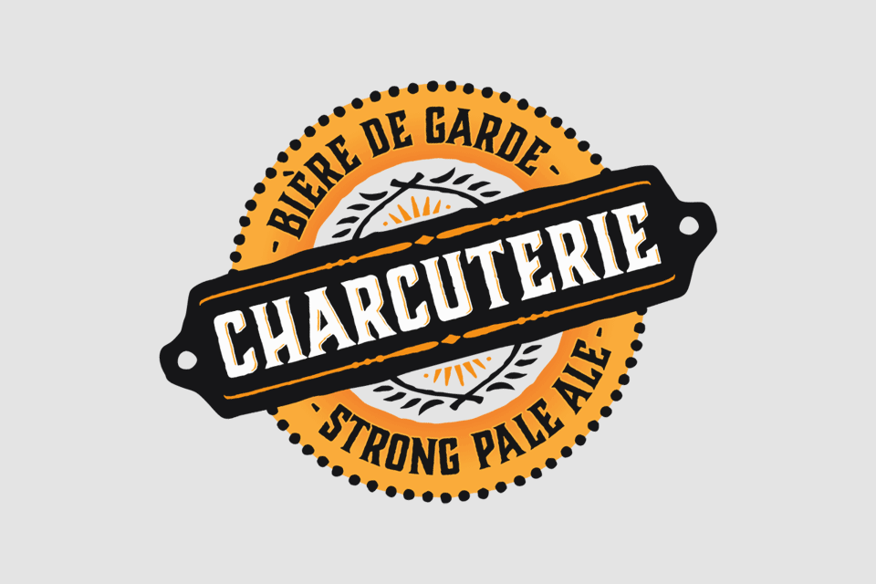 Charcuterie Logo - Charcuterie Beer-Type Logo Design: Font Family-Inspired