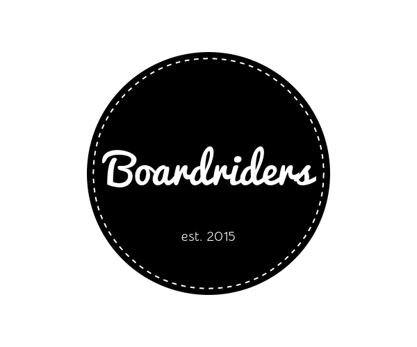 Boardriders Logo - BoardRiders. Inc Black Circle Sticker