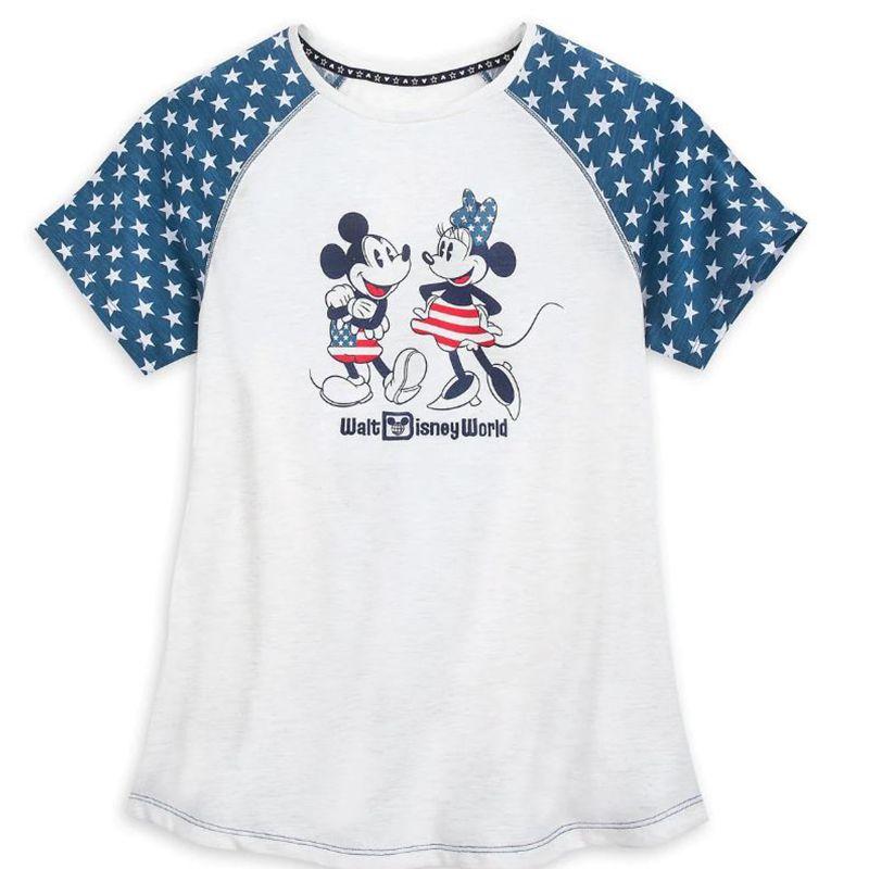 WDW Logo - Disney Women's Shirt & Minnie Americana
